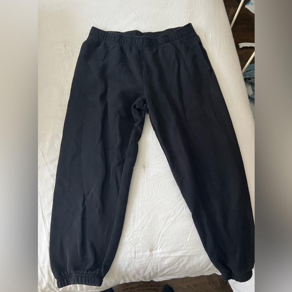 Aritzia TNA cozy fleece boyfriend sweatpants